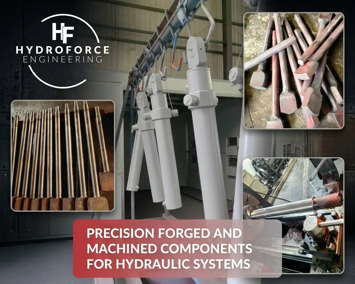 Heavy-Duty Hydraulic Cylinder with Solid Forged Piston Rod — 250 bar, Clevis Mount