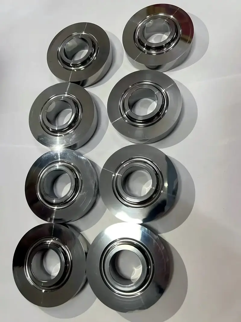 Polished WC-Co seal rings — after diamond grinding