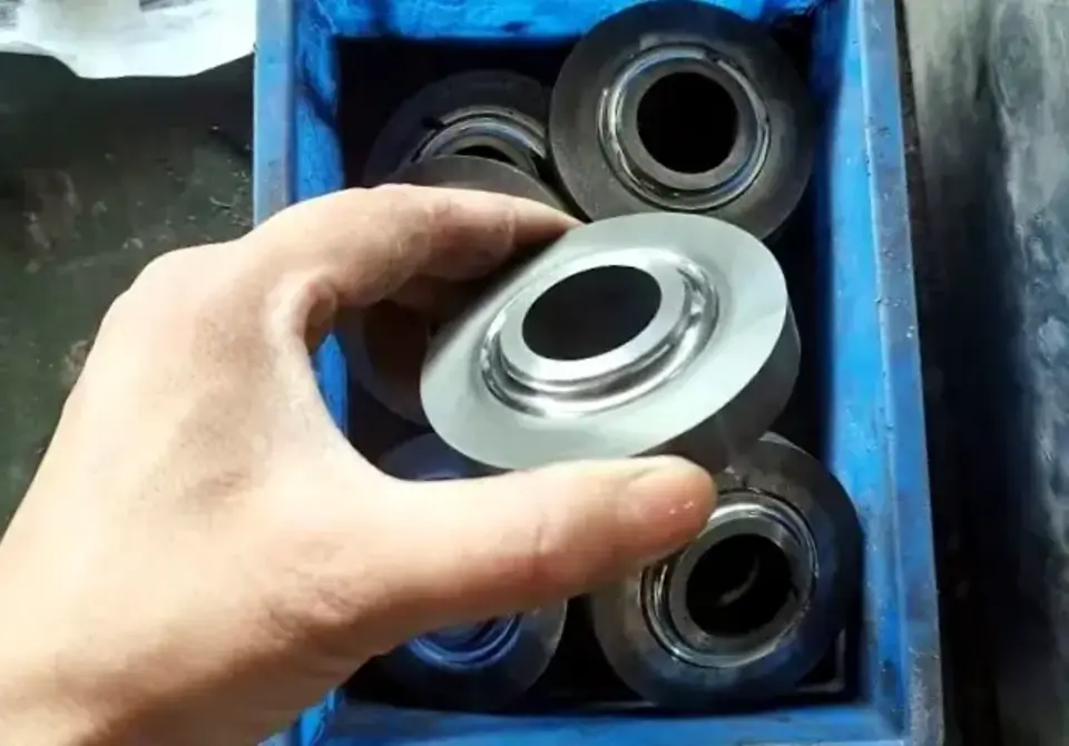 Sintered WC-Co seal rings at production facility