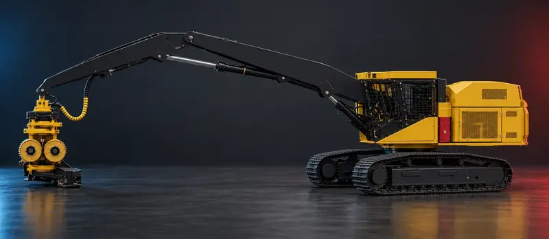 Tracked harvesters and processors