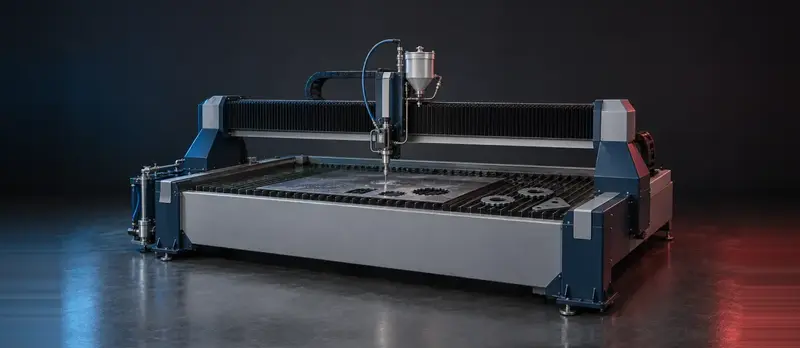 Abrasive blasting and waterjet cutting