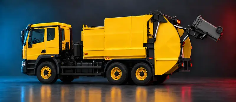 Refuse collection trucks (rear loader, bin lifter)