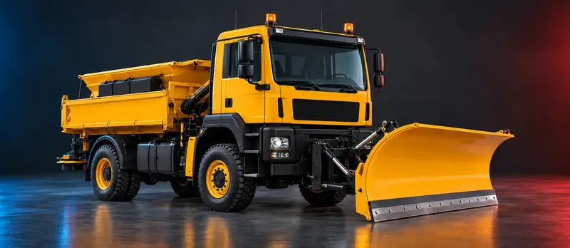 Snow plough and winter maintenance vehicles